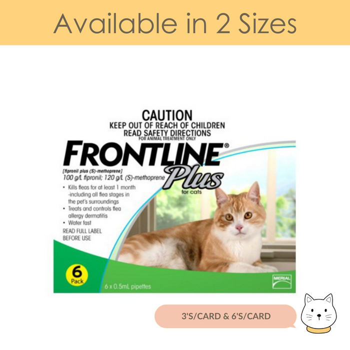 Frontline Flea & Ticks Plus Spot On for Cats