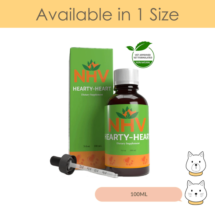 NHV Hearty-Heart Dietary Supplements for Dogs & Cats 100ml