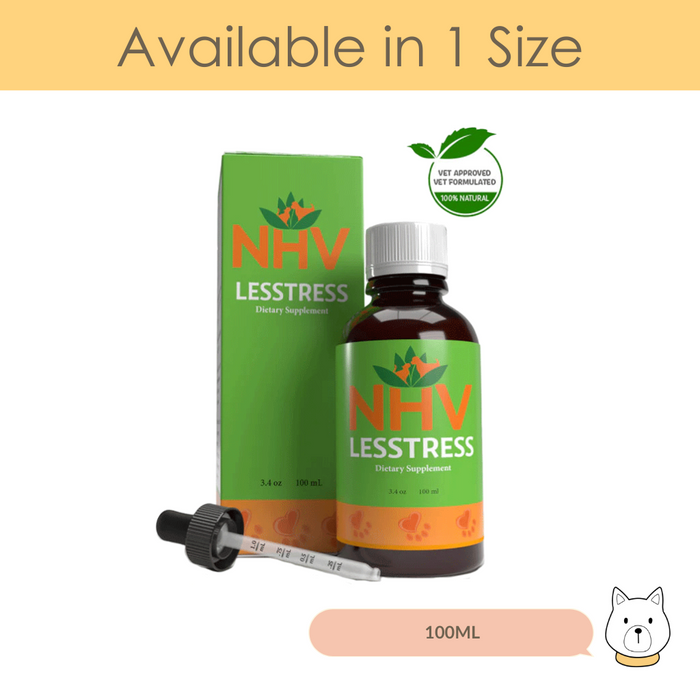 NHV Lesstress Dietary Supplement for Dogs 100ml