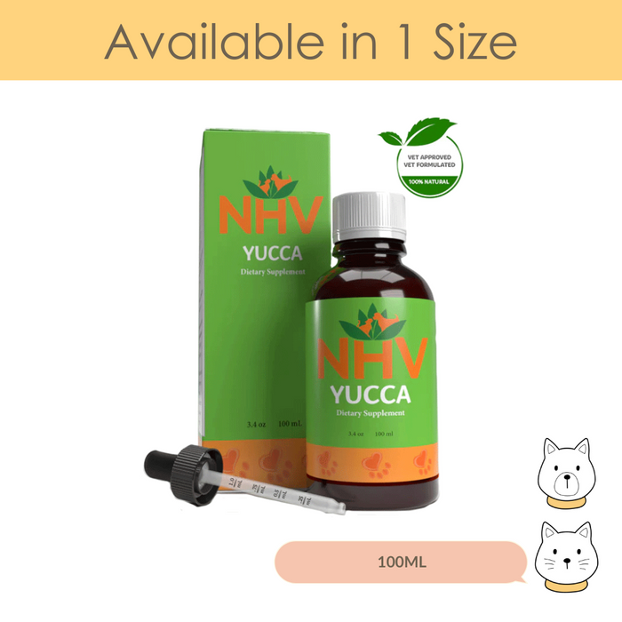 NHV Yucca Dietary Supplement for Dogs & Cats 100ml