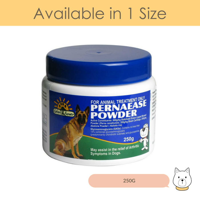 Nature's Answer Pernaease Powder for Dogs 250g