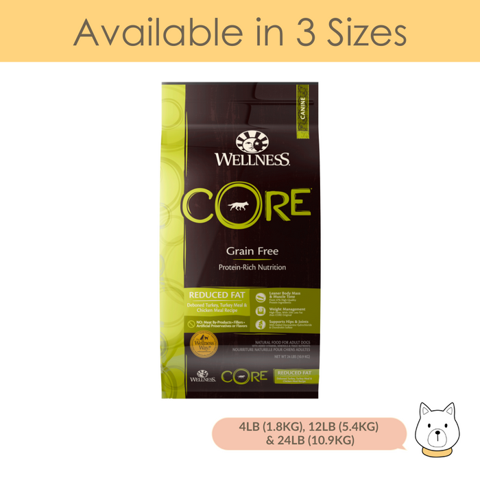 Wellness Core Grain Free Reduced Fat Dry Dog Food