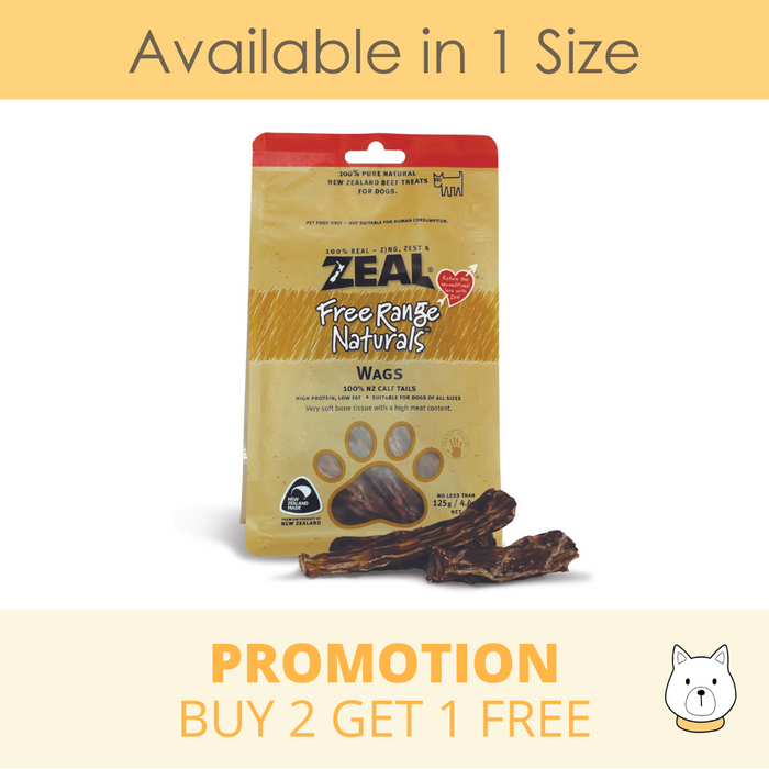 Zeal Wags Dog Treat 125g