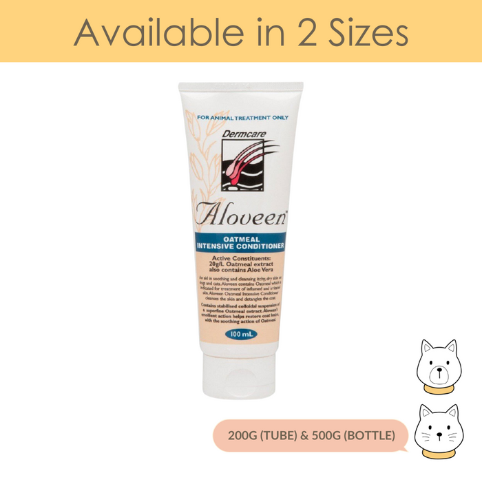Dermcare Aloveen Oatmeal Leave-On Pet Conditioner