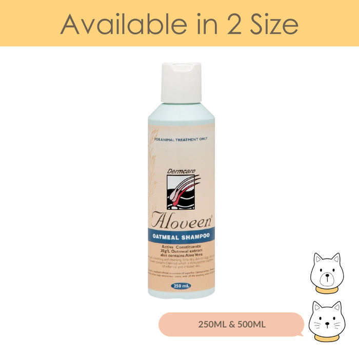 Dermcare Aloveen Oatmeal Pet Shampoo