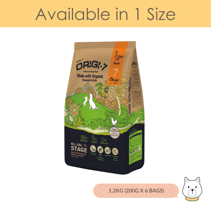 Bow Wow Origi-7 Duck Dry Dog Food 1.2kg