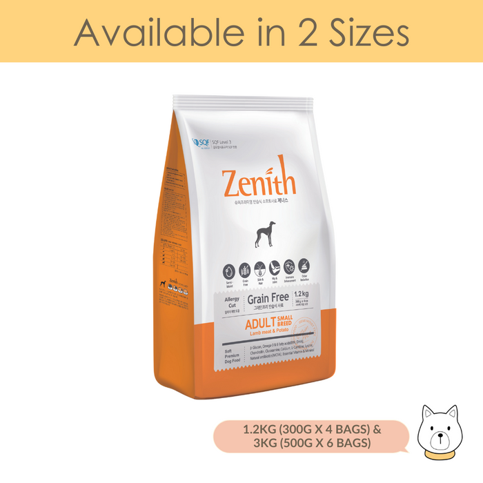 Bow Wow Zenith Adult Small Breed (Lamb Meat & Potato) Dry Dog Food