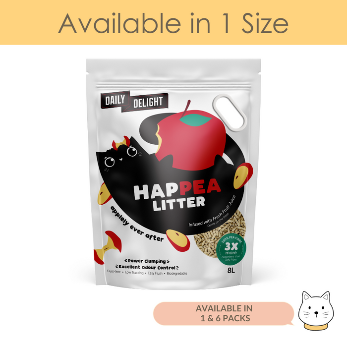 Daily Delight Happea Applely Ever After (Apple) Cat Litter 8L