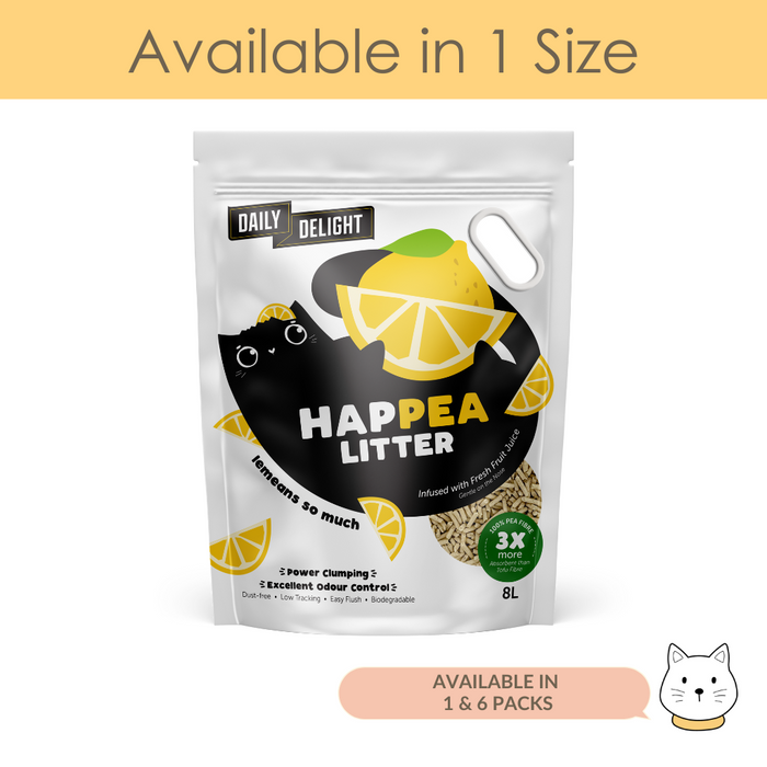 Daily Delight Happea Lemeans so Much (Lemon) Cat Litter 8L