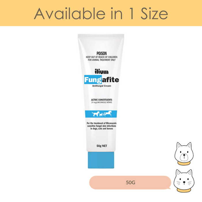 Ilium Fungafite Antifungal Cream for Cats & Dogs 50g