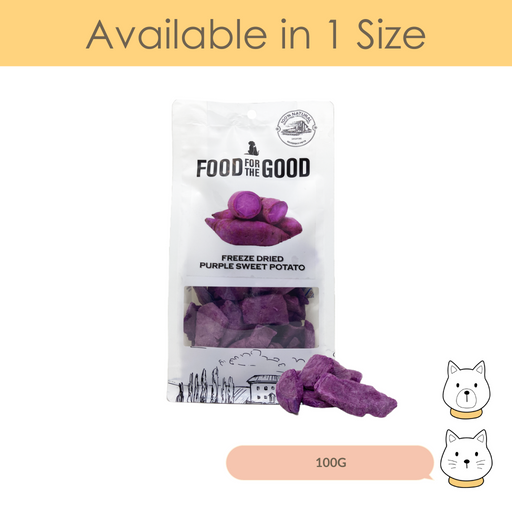 Food For The Good Freeze Dried Purple Sweet Potato Cat Dog Treat