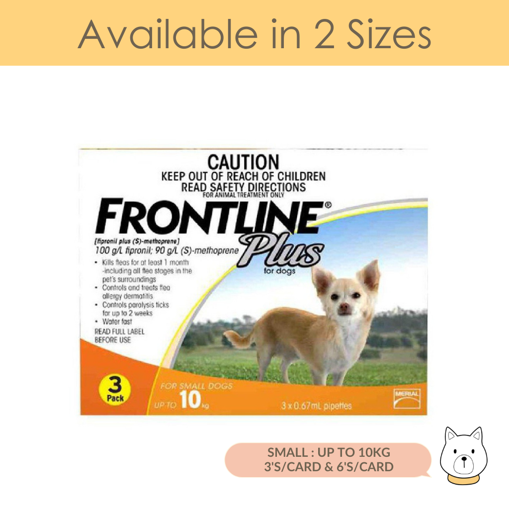 Frontline plus spot shop on small dog