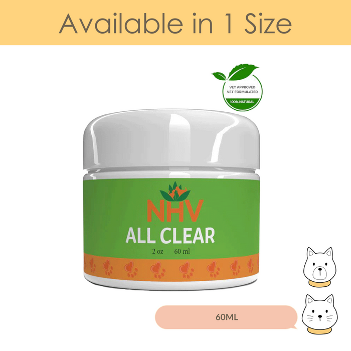 NHV All Clear Ointment for Pets 60ml