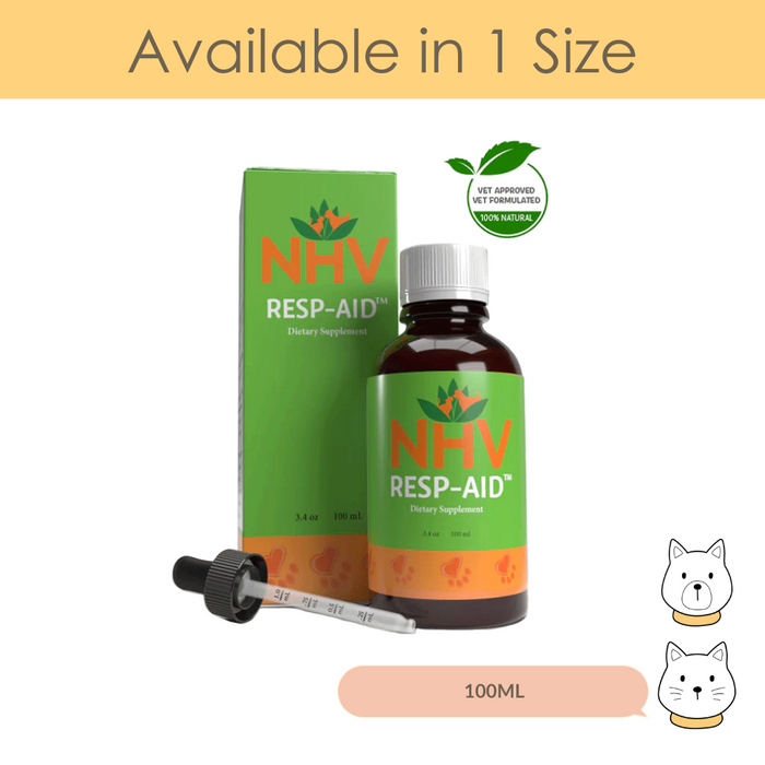 NHV Resp Aid Dietary Supplement for Dogs & Cats 100ml