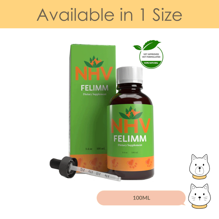 NHV FELIMM Dietary Supplement for Dogs & Cats 100ml