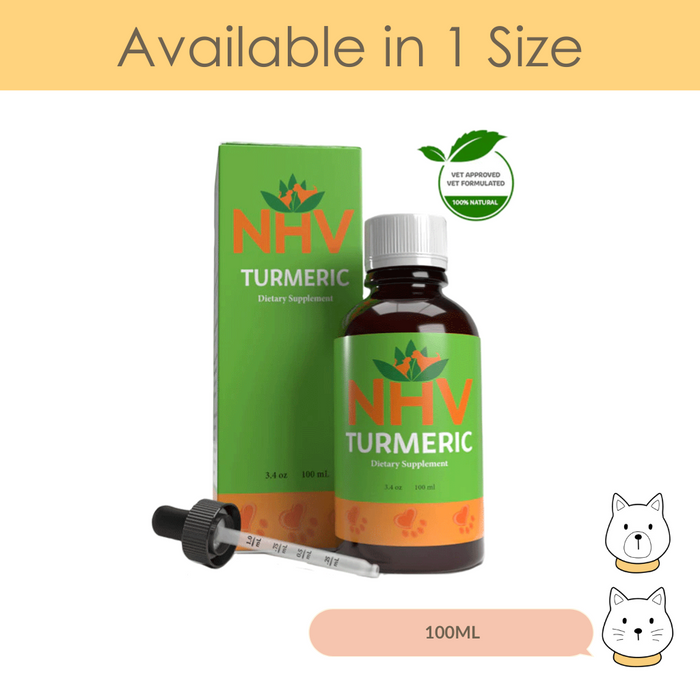 NHV Turmeric Dietary Supplement for Pets 100ml