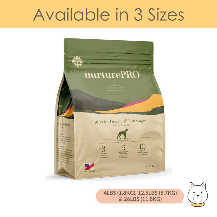 Nurture Pro Bliss for Dog of All Life Stages (Pork with Fish Oil) Dry Dog Food