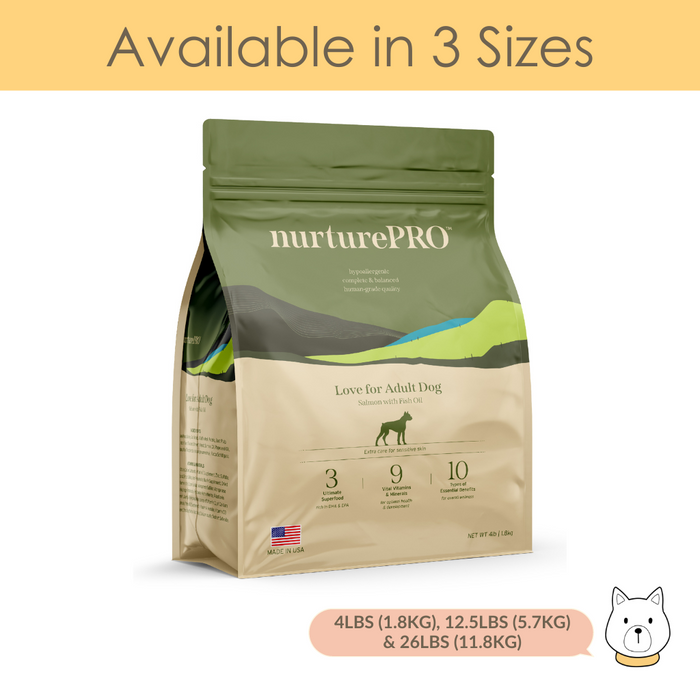 Nurture Pro Love for Adult Dog (Salmon with Fish Oil) Dry Dog Food