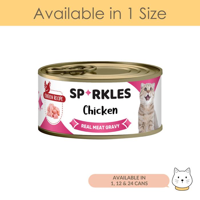 Sparkles Colours Chicken Wet Cat Food 2.5oz (70g)
