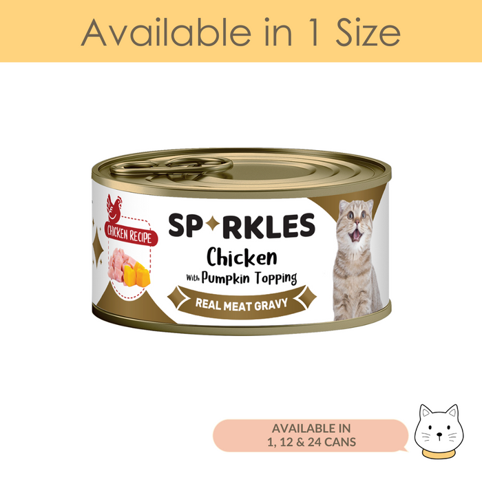 Sparkles Colours Chicken & Pumpkin Wet Cat Food 2.5oz (70g)