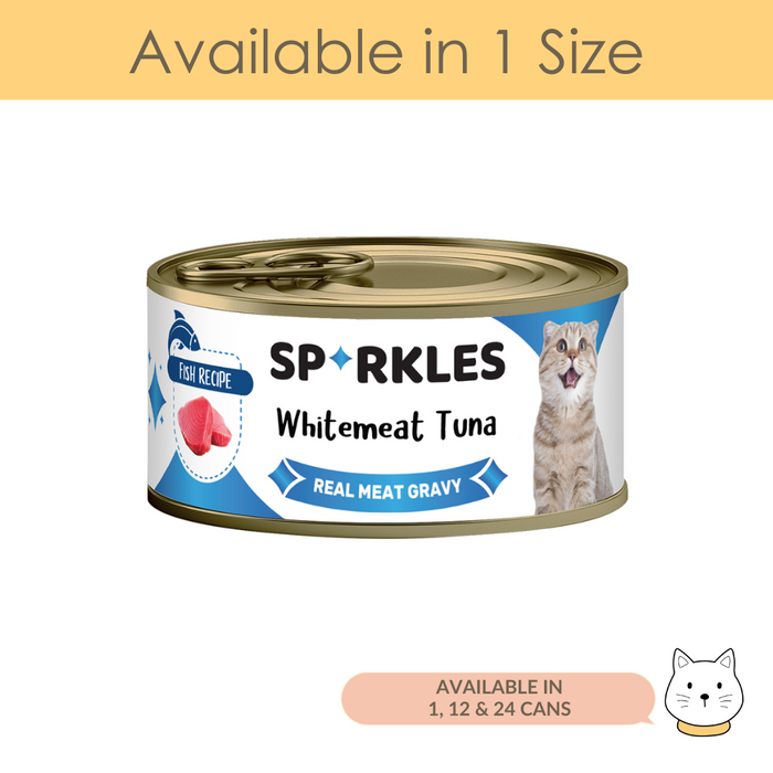 Sparkles Colours Whitemeat Tuna Wet Cat Food 2.5oz (70g)