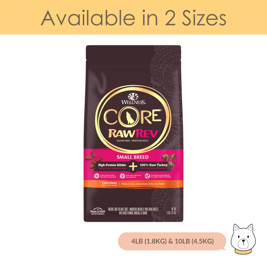 Wellness rawrev online small breed