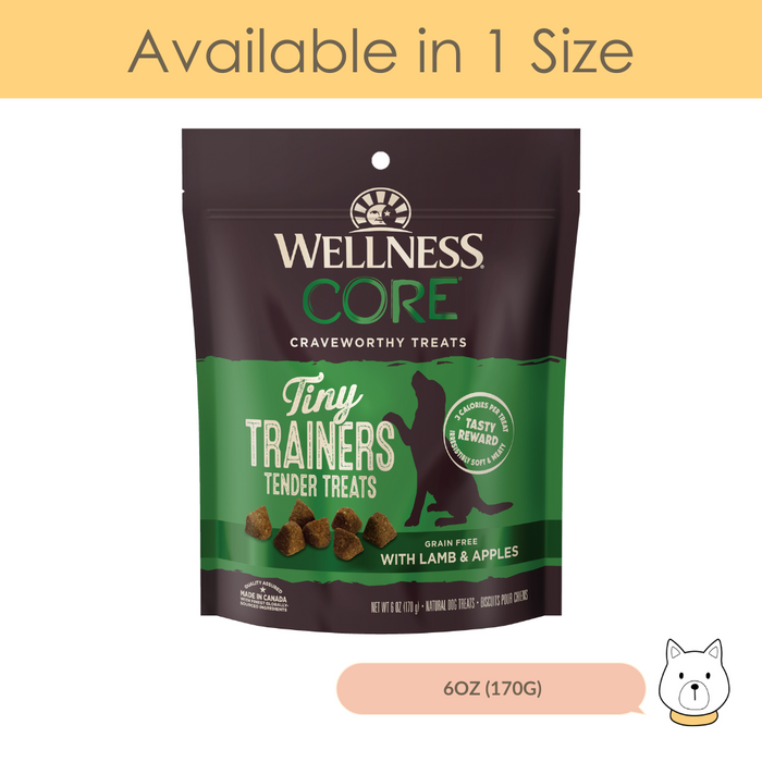 Wellness Core Tiny Trainers Lamb & Apple Dog Treats 6oz (170g)