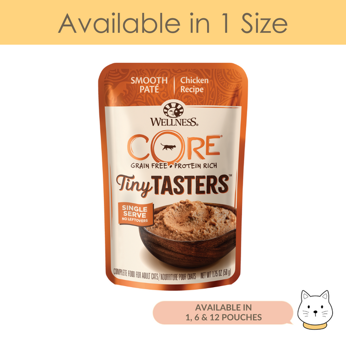 Wellness Core Tiny Tasters Chicken Wet Cat Food 1.75oz (50g)