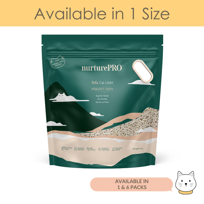 Nurture Pro Pawsoft Soya Original Tofu Cat Litter 7L