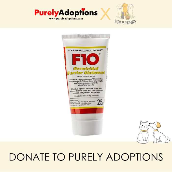 [DONATE] F10 Germicidal Barrier Ointment for Pets 25g