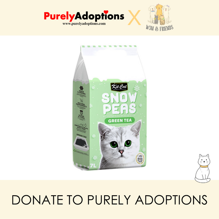 [DONATE] Kit Cat Snow Peas Green Tea Cat Litter 7L x 6 bags