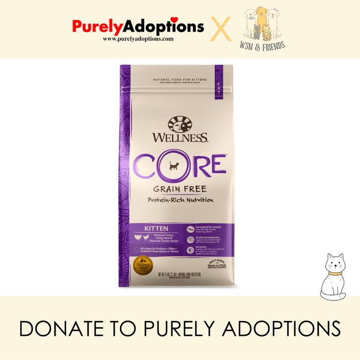 [DONATE] Wellness Core Kitten Dry Cat Food (2 sizes)