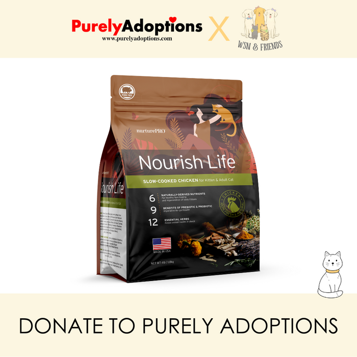 [DONATE] Nurture Pro Nourish Life Chicken Formula For Kitten & Adult Dry Cat Food (3 sizes)