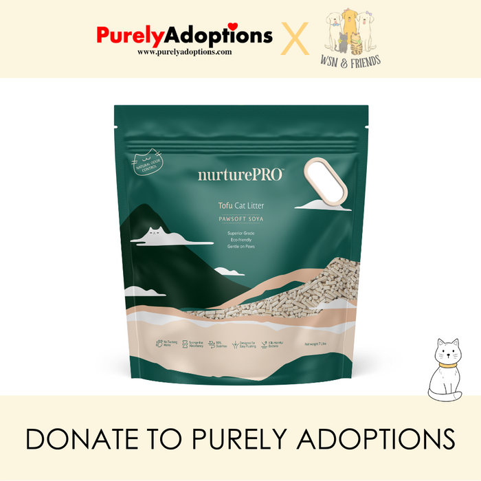 [DONATE] Nurture Pro Tofu Original Cat Litter 7L x 6 bags (1 carton)
