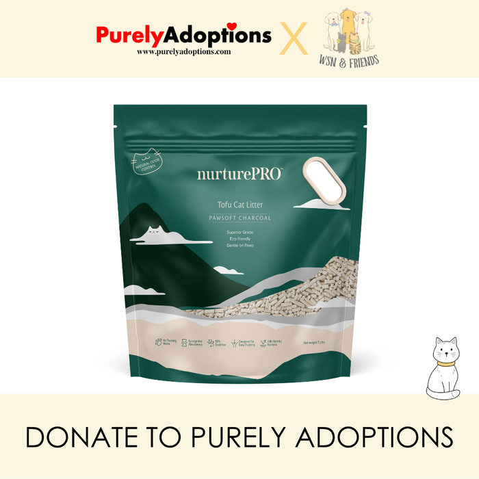[DONATE] Nurture Pro Tofu Charcoal Cat Litter 7L x 6 bags (1 carton)