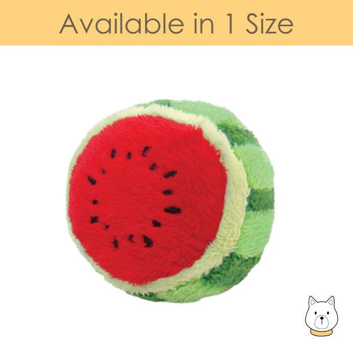 Petz Route Watermelon Plush Dog Toy