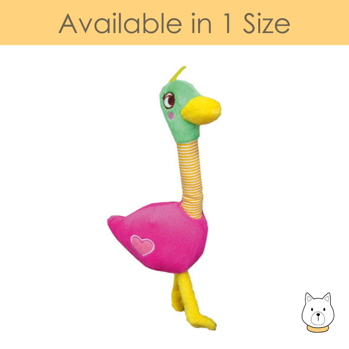 Petz Route Ostrich Chewing Dog Toy