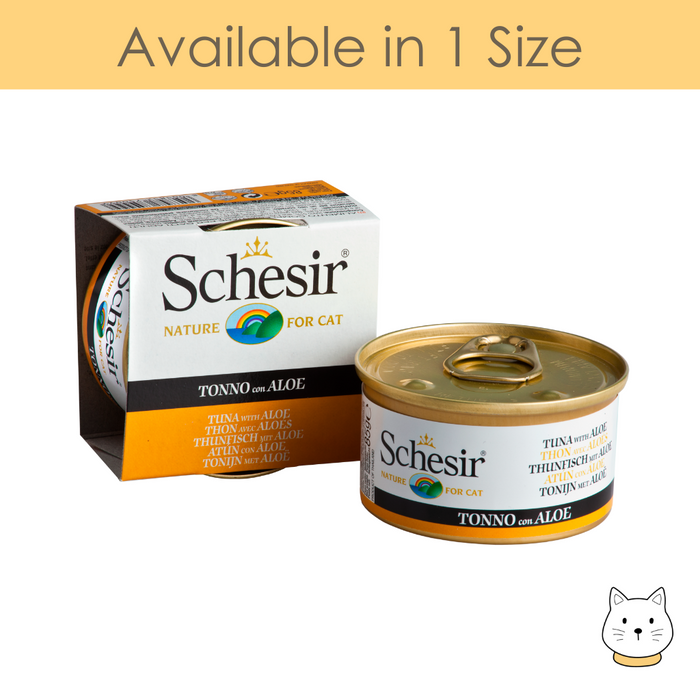 Schesir Tuna with Aloe in Jelly Wet Cat Food 85g
