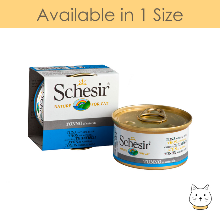 Schesir Tuna Natural Style Wet Cat Food 85g