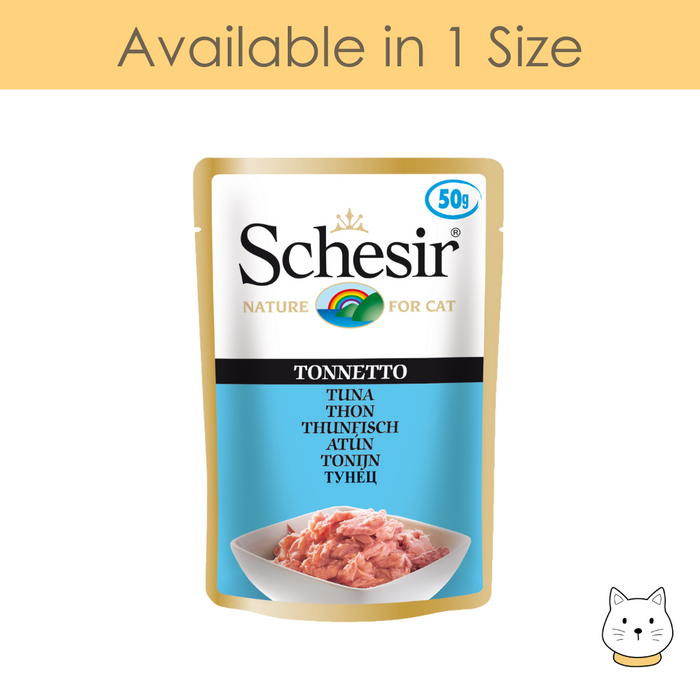 Schesir Tuna Pouch Wet Cat Food 50g
