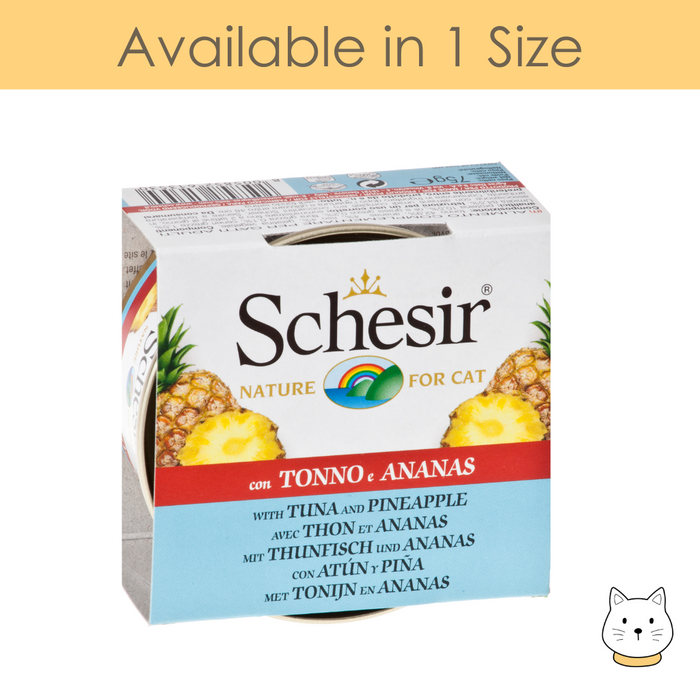 Schesir Tuna & Pineapple Wet Cat Food 75g