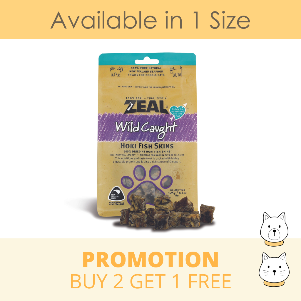 Zeal Hoki Fish Skins Cat Dog Treat 125g — WSN Friends
